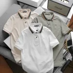 Áo Thun Nam Cổ Bẻ Thêu Chữ G (Có size 3x)