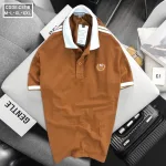 Áo Thun Nam Cá Sấu Có Cổ Thêu Chữ M