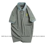 Áo Thun Nam Cổ Bẻ Thêu Logo Con Ngựa Và Phối Màu Tay Áo Trẻ Trung (Size 3XL)