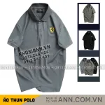 Áo Thun Nam Cổ Bẻ Thêu Logo Hình Con Ngựa Trước Ngực (Có Size 3XL)
