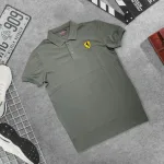Áo Thun Nam Cổ Bẻ Thêu Logo Hình Con Ngựa Trước Ngực (Có Size 3XL)