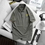 Áo Thun Nam Cổ Bẻ Thêu Logo Hình Con Ngựa Trước Ngực (Có Size 3XL)