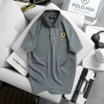 Áo Thun Nam Cổ Bẻ Thêu Logo Hình Con Ngựa Trước Ngực (Có Size 3XL)