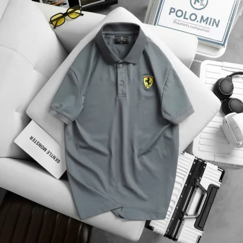 Áo Thun Nam Cổ Bẻ Thêu Logo Hình Con Ngựa Trước Ngực (Có Size 3XL)
