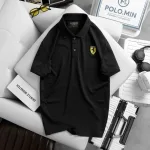 Áo Thun Nam Cổ Bẻ Thêu Logo Hình Con Ngựa Trước Ngực (Có Size 3XL)