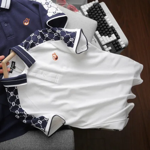 Áo Thun Nam Cổ Bẻ Thêu Logo Trước Ngực & Phối Họa Tiết Chữ G (Có Size 3xl)