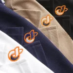 Áo Thun Nam Cổ Bẻ Thêu Logo Trước Ngực & Phối Họa Tiết Chữ G (Có Size 3xl)