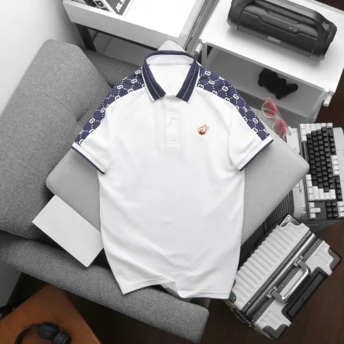 Áo Thun Nam Cổ Bẻ Thêu Logo Trước Ngực & Phối Họa Tiết Chữ G (Có Size 3xl)