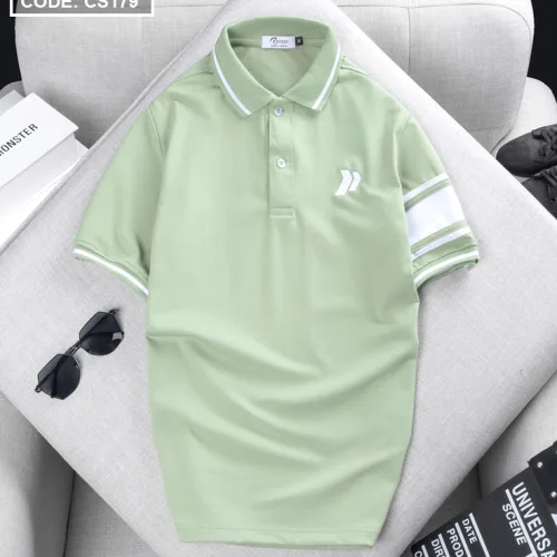 Áo Thun Nam Có Cổ Cá Sấu Đốm Thêu Logo (Có Size 3XL)