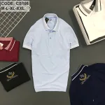 Áo thun nam cổ bẻ thêu sau lưng