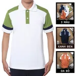 Áo Thun Nam Cá Sấu Có Cổ Phối Màu Thêu Logo