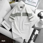 Áo Thun Nam Có Cổ Phối Sọc Độc Đáo (Có Size 3XL)