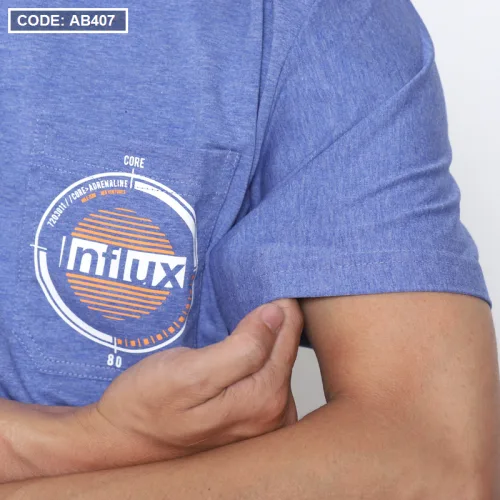 Áo Thun Nam Cổ Tròn Cotton In Logo Cao Cấp