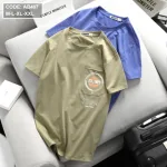 Áo Thun Nam Cổ Tròn Cotton In Logo Cao Cấp
