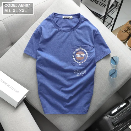 Áo Thun Nam Cổ Tròn Cotton In Logo Cao Cấp