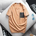 Áo Thun Nam Cổ Tròn Cotton In Hoạ Tiết Lạ Mắt