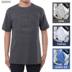 Áo Thun Nam Cổ Tròn Dập Nổi Logo Vải Thun Cotton