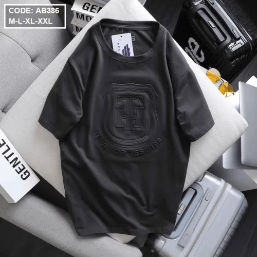 Áo Thun Nam Cổ Tròn Dập Nổi Logo Vải Thun Cotton