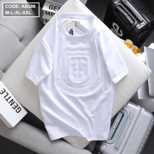 Áo Thun Nam Cổ Tròn Dập Nổi Logo Vải Thun Cotton