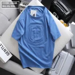 Áo Thun Nam Cổ Tròn Dập Nổi Logo Vải Thun Cotton