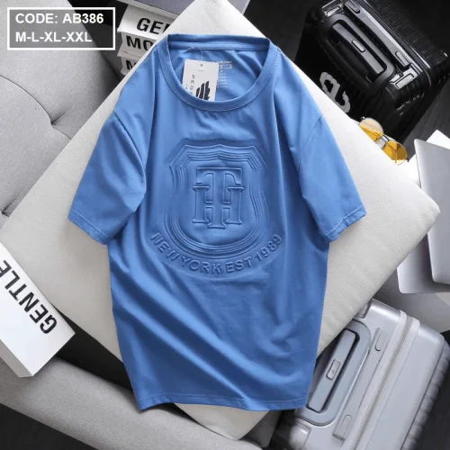Áo Thun Nam Cổ Tròn Dập Nổi Logo Vải Thun Cotton