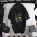 Áo Thun Nam Cổ Tròn In Chữ Run