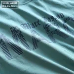 Áo thun nam cổ tròn in chữ thun cotton wash nhẹ