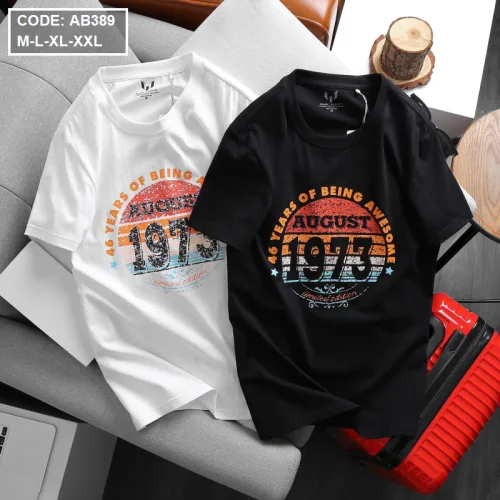 Áo Thun Nam Cotton Cổ Tròn In Hình Đẹp
