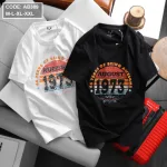 Áo Thun Nam Cotton Cổ Tròn In Hình Đẹp