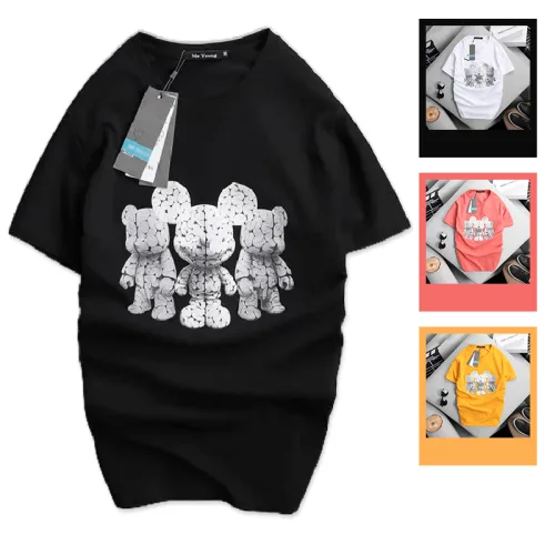 Áo Thun Nam Cotton Cổ Tròn In Hình Gấu – một lựa chọn đáng tham khảo trong Thời trang nam