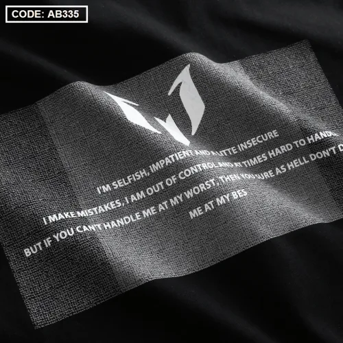 Áo Thun Nam Cotton Cổ Tròn In Hình