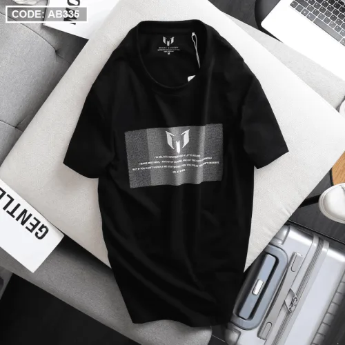 Áo Thun Nam Cotton Cổ Tròn In Hình
