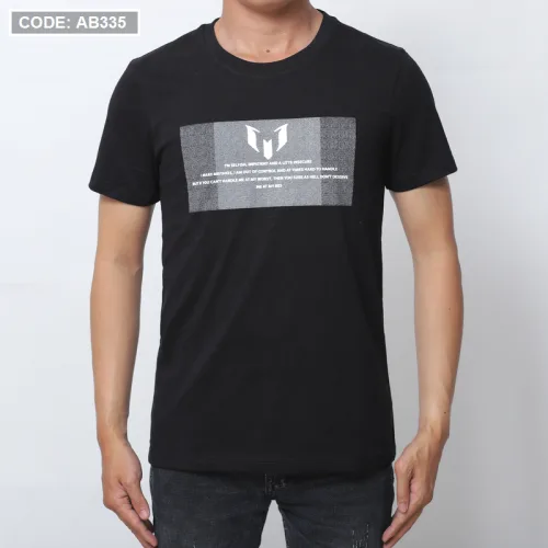 Áo Thun Nam Cotton Cổ Tròn In Hình