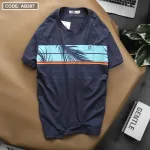 Áo Thun Nam Cổ Tròn Cotton In Hình