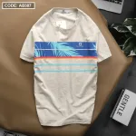 Áo Thun Nam Cổ Tròn Cotton In Hình