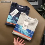 Áo Thun Nam Cổ Tròn Cotton In Hình
