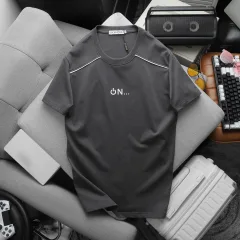 Áo Thun Nam Cổ Tròn Logo Nổi Chữ ON (Có Size 3x)