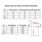 Áo Thun Nam Cổ Tròn Rurumen Màu Trắng In Số 8 Big Size