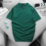 Áo Thun Nam Cổ Tròn Tay Ngắn Màu Trơn Đơn Giản (Có Size 3XL)