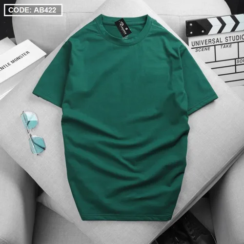Áo Thun Nam Cổ Tròn Tay Ngắn Màu Trơn Đơn Giản (Có Size 3XL)