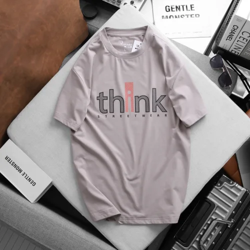 Áo Thun Nam Cổ Tròn Màu Xám Rurumen Think Co Size To