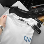 Áo Thun Nam Cổ Tròn Oversize In Chữ CHN Hai Mặt Big Size 110kg