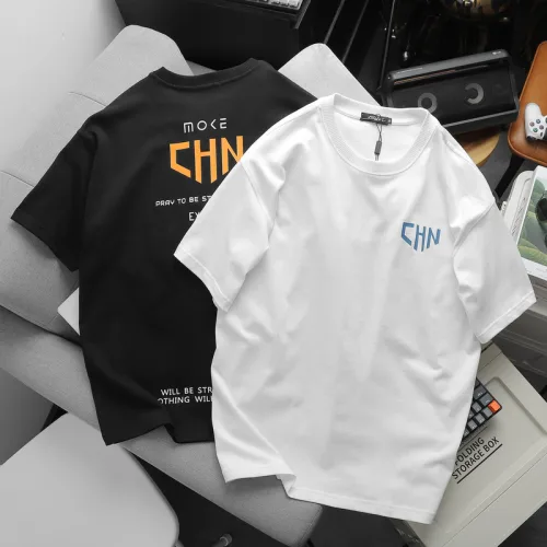 Áo Thun Nam Cổ Tròn Oversize In Chữ CHN Hai Mặt Big Size 110kg