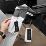 Áo Thun Nam Cổ Tròn Oversize Tay Phối Màu Thêu Chữ PackHorse