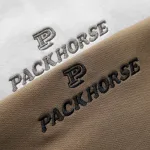 Áo Thun Nam Cổ Tròn Oversize Tay Phối Màu Thêu Chữ PackHorse