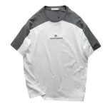 Áo Thun Nam Cổ Tròn Oversize Tay Phối Màu Thêu Chữ PackHorse