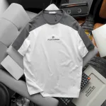 Áo Thun Nam Cổ Tròn Oversize Tay Phối Màu Thêu Chữ PackHorse