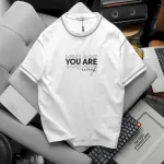 Áo Thun Nam Cổ Tròn Pack Horse In Chữ You Are Enough
