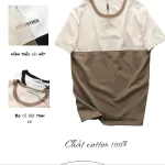 Áo Thun Nam Cổ Tròn Pack Horse Thêu Chữ New York Phối Hai Màu