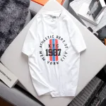 Áo Thun Nam Cổ Tròn Rurumen Màu Trắng In Chữ NYC 1987 (Có size 4x)